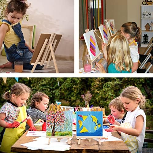 Kinlink 118 Inch Tall Wood Easels Set of 8
