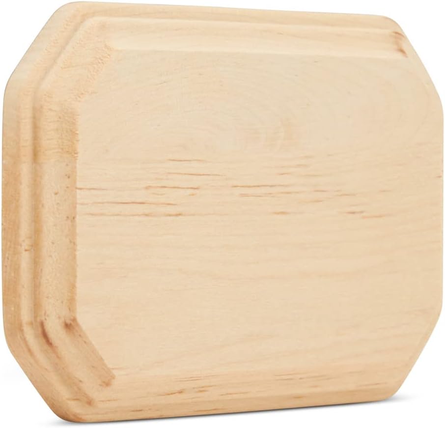 Wood Rectangle Plaque 5x2 Inches Unfinished Wood Craft Blanks
