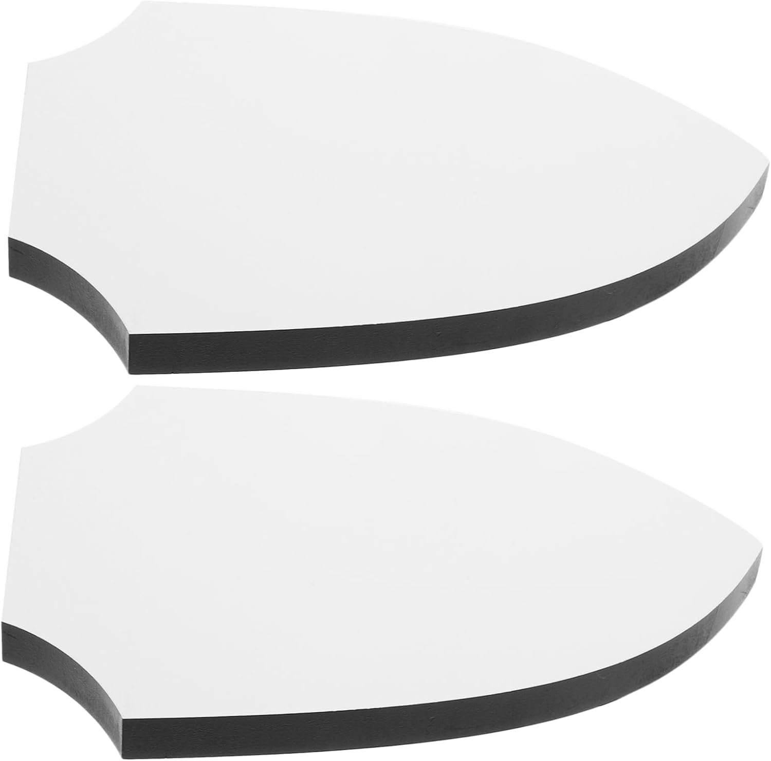 Ciieeo 2pcs Unfinished Shield Photo Frame for Sublimation Crafting