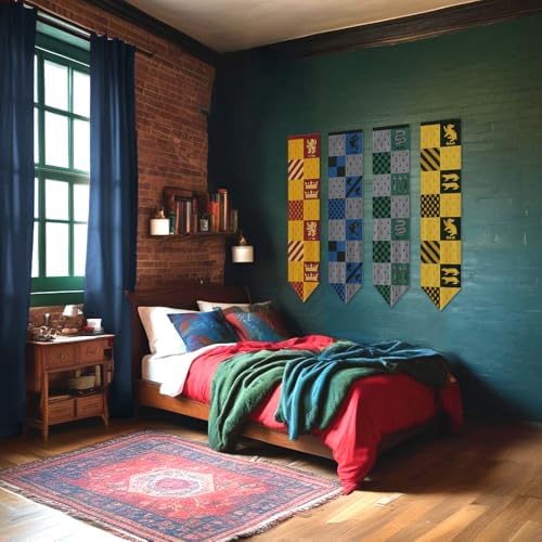 Harry Potter Quidditch House Banners Set of 4