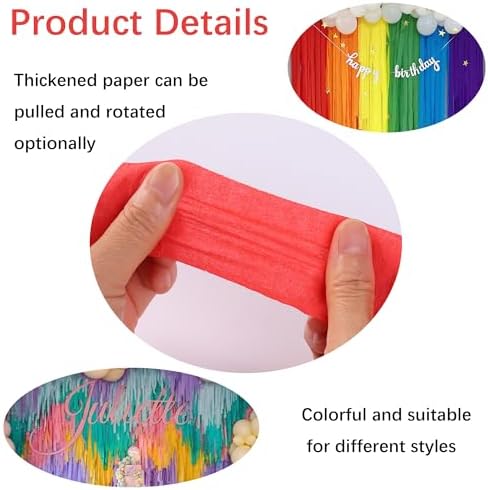 Crepe Paper Streamers 6 Rolls 492ft Pink Party Decor