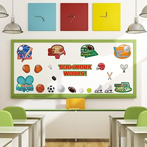 Thenshop Sports Teamwork Bulletin Board Set 72 Pcs