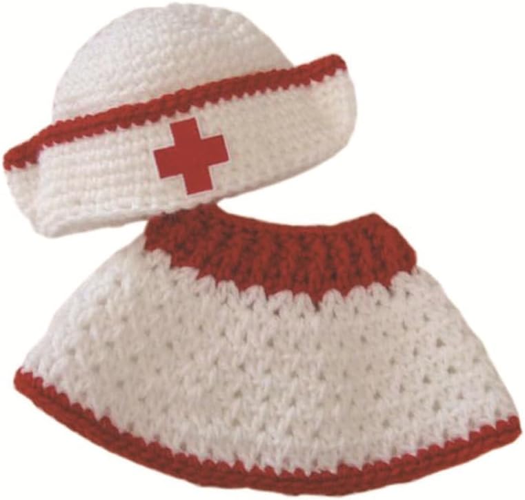Vemonllas Newborn Nurse Doctor Photography Props Set