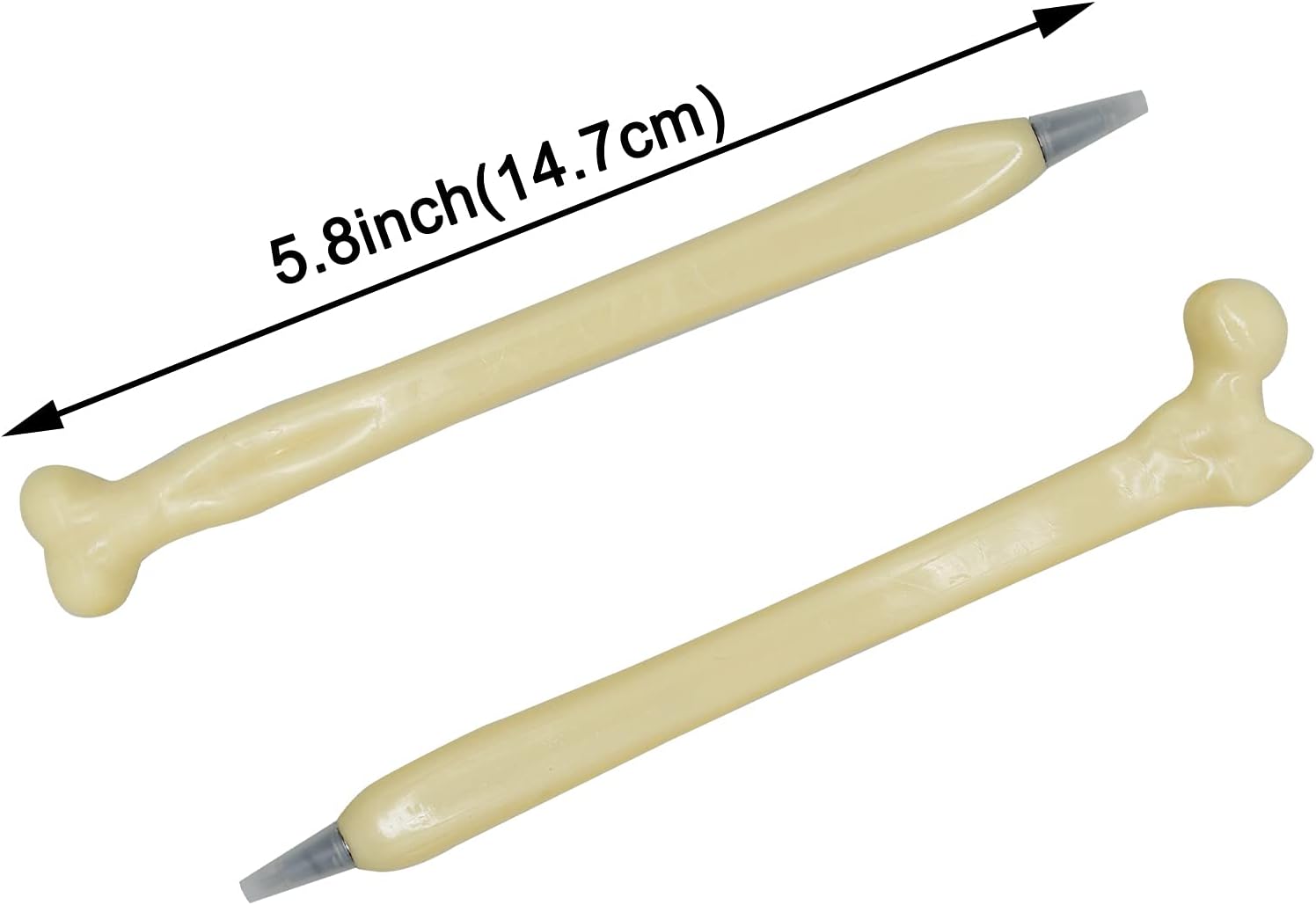 Maydahui 25 PCS Bone Shaped Ballpoint Pens for Halloween and Creative Use