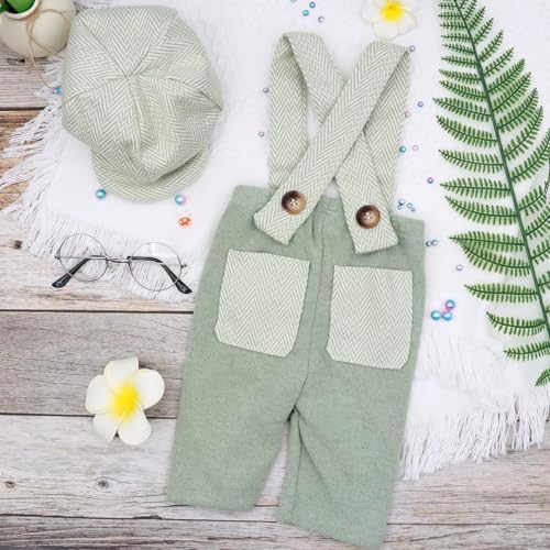 SPOKKI Newborn Photo Outfit Set with Hats and Glasses
