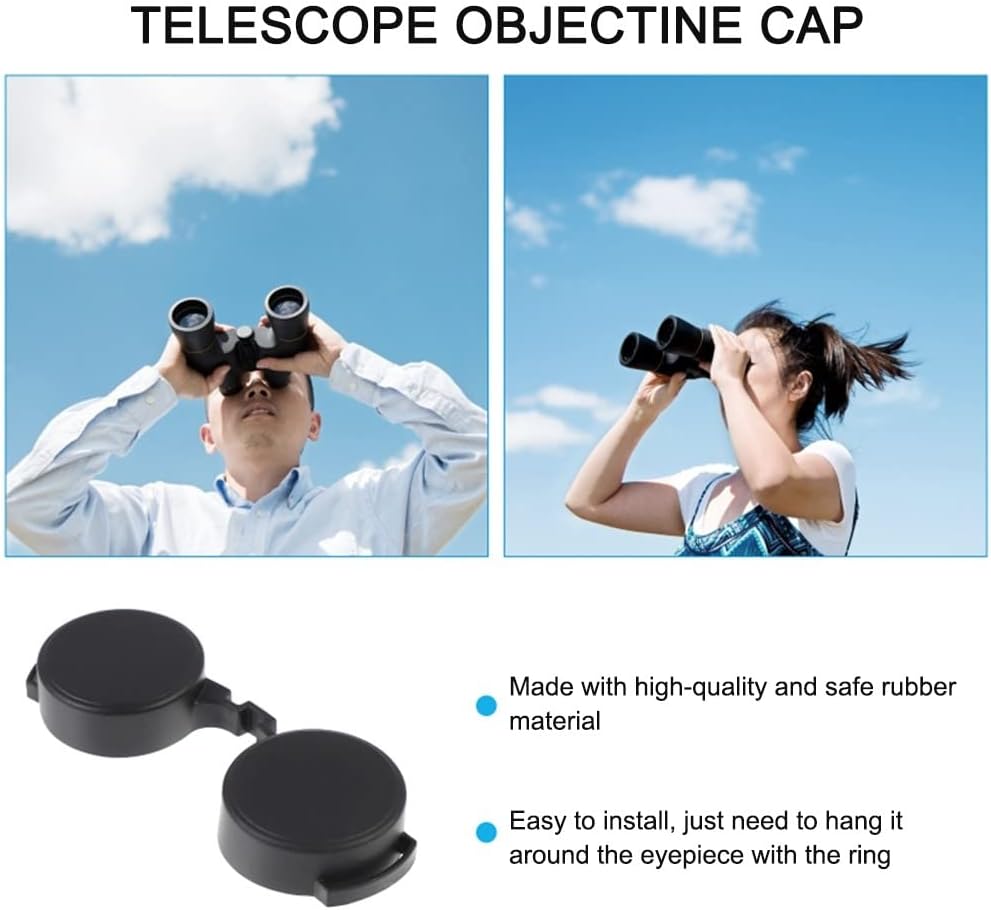 10x42 Rubber Lens Caps for Binoculars