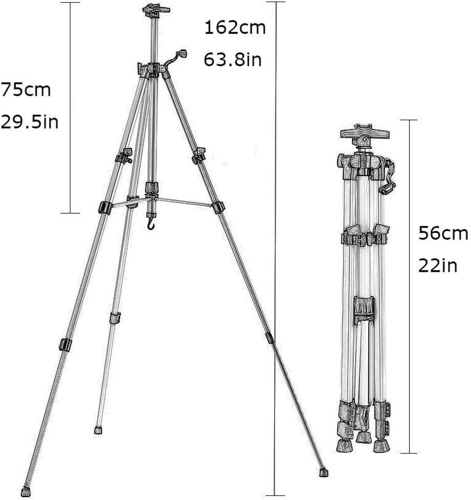 Portable Aluminum Alloy Painting Easel with Storage Bag