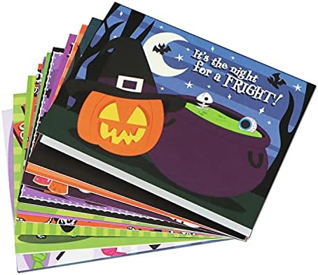 JOYIN Halloween Invitation Cards 72 Pcs 12 Designs