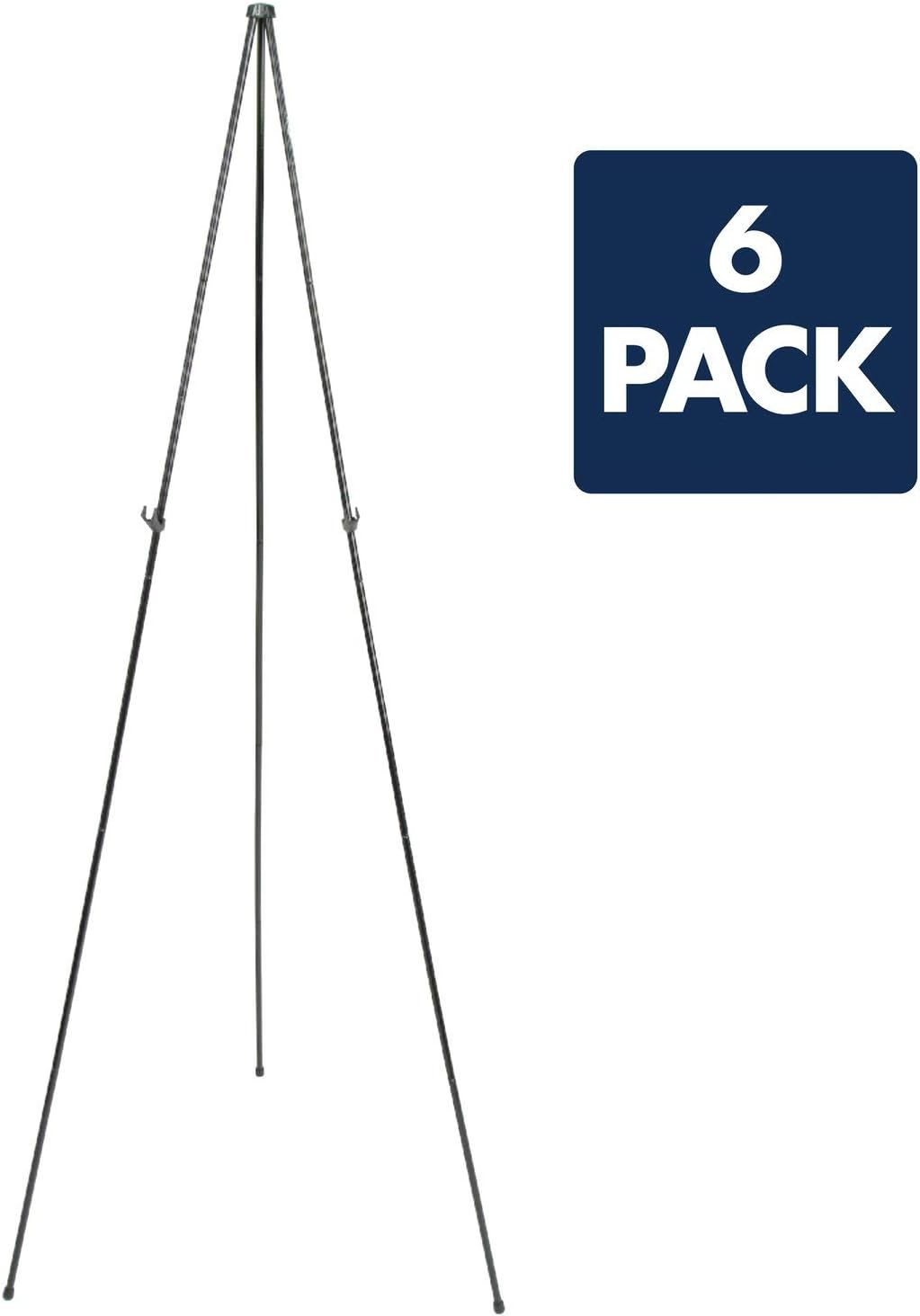 Quartet Easel Instant Stand 63 Adjustable 6-Pack