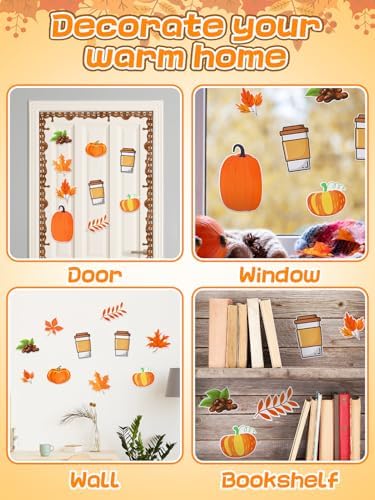 Fall Bulletin Board Decoration Set with 200 Glue Points