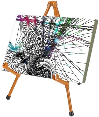 PATIKIL Tabletop Easel Stand for Display Brown