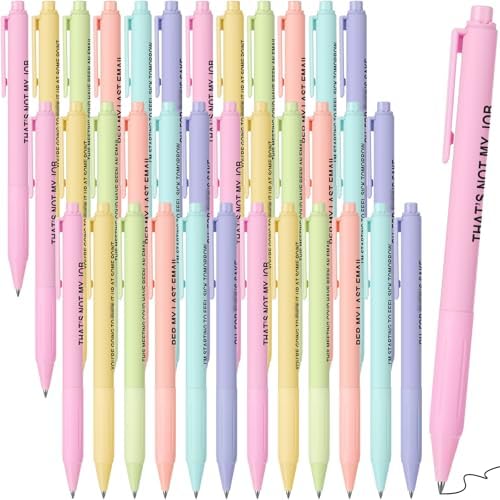 Epakh 30 Funny Ballpoint Pens with Motivational Quotes