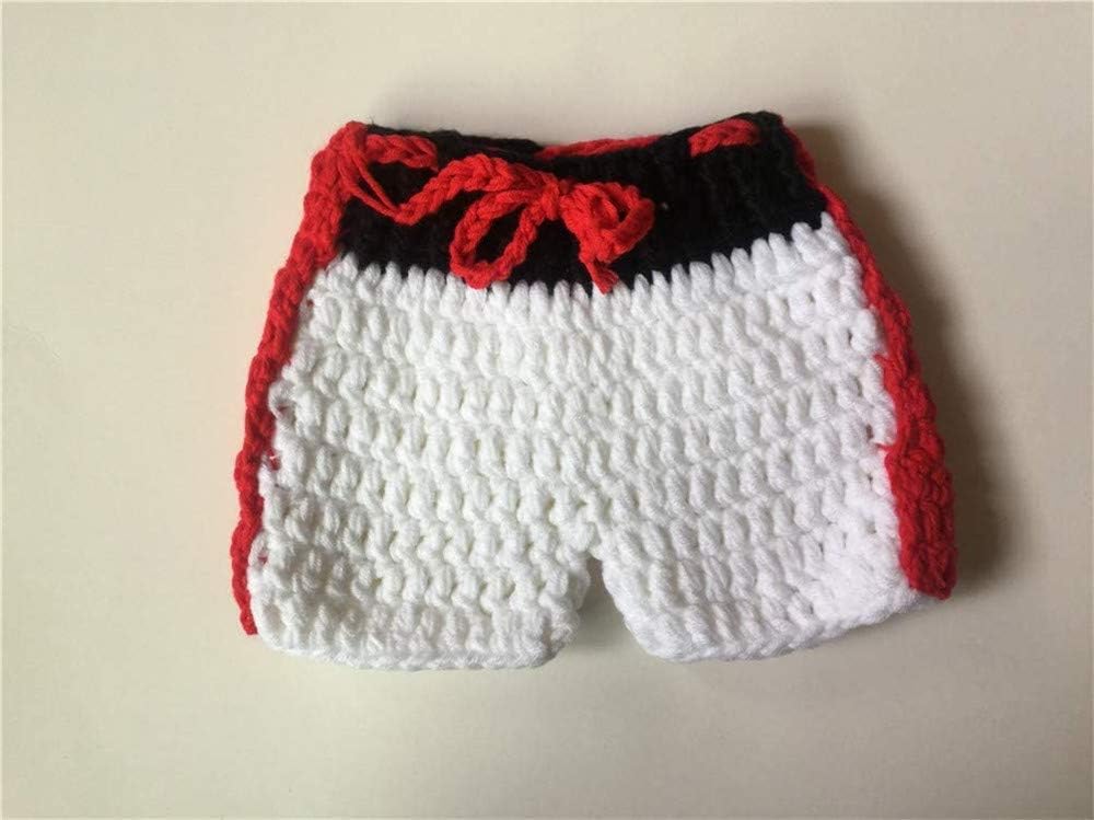 Brenaly Newborn Baby Photo Prop Set Crochet Gloves and Pants
