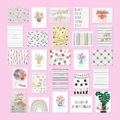 Sweetzer Orange 100 Card Envelope Set - Greeting Cards Assortment