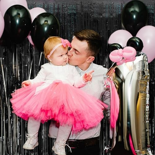 Tinsel Curtain Backdrop 2 Packs Birthday Party Decor