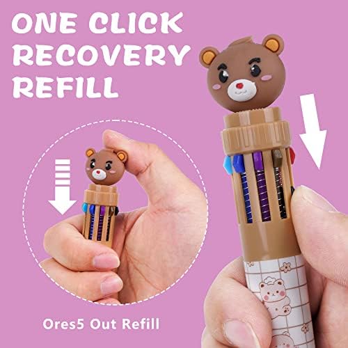 Kolewo4ever 24 Pack Multicolor Ballpoint Pens