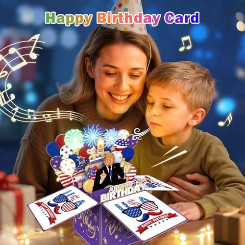 Birthday Card with Light and Music Surprise
