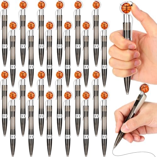 Zhanmai Basketball Design Ballpoint Pens 24 Pack