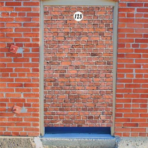 Brick Wall Backdrop Door Curtain Decor for Parties