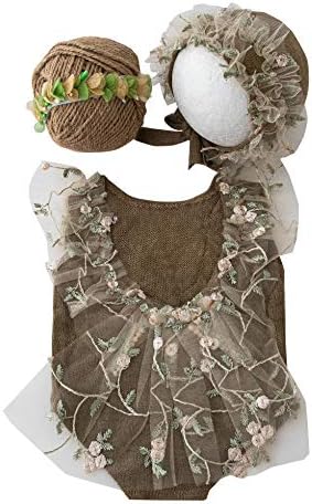 Zeroest Baby Photography Props Lace Hats Outfit Newborn Photo Shoot Infant Costume