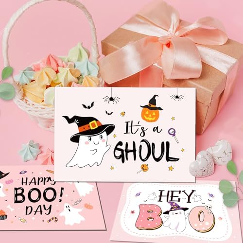 Kavoc Halloween Ghost Thank You Cards 36Pcs Set