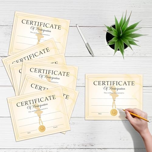 Zcsni Dance Awards Certificate 25 Pcs Set