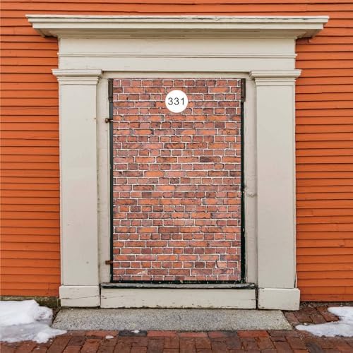 Brick Wall Backdrop Door Curtain Decor for Parties