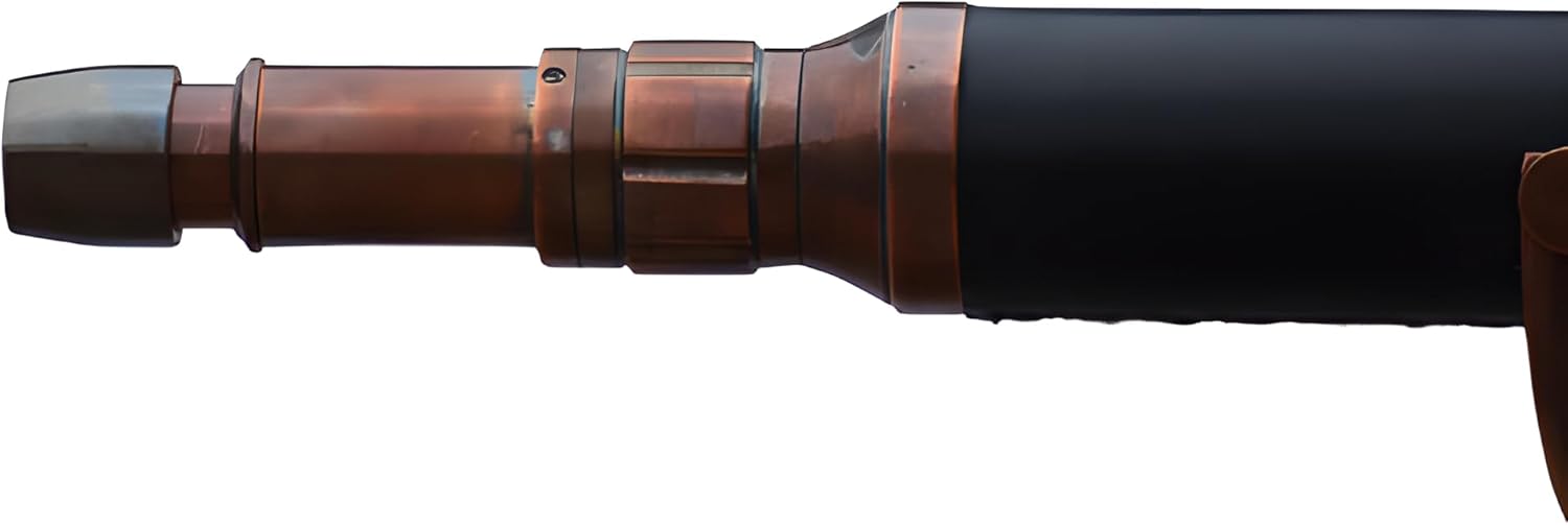 MARY NAUTICAL Decorative Wooden Tripod Telescope Collectible Gift
