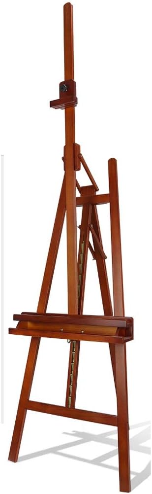 Adjustable Height Display Easel for Painting and Drawing