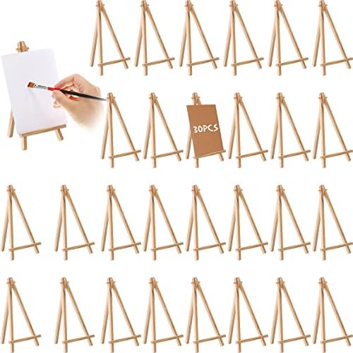 30 Pack Tall Wood Painting Easels Art Stand