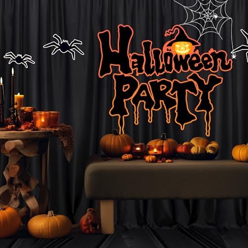 MEETSKY Black Backdrop Curtains 10ft x 8ft for Parties