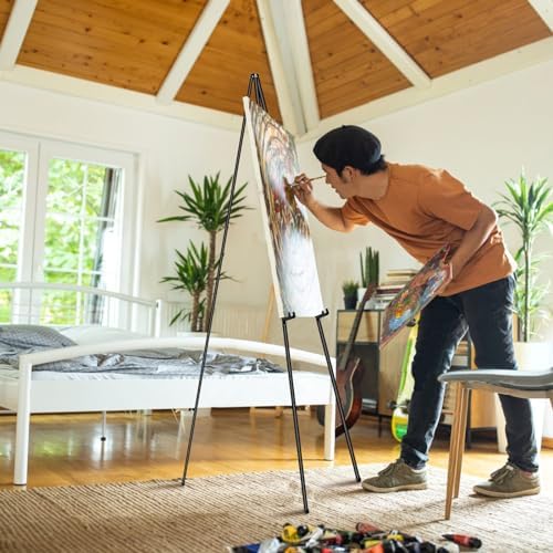 PUJIANG 3 Pack Floor Easel Stand for Display and Painting