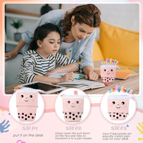 Sabary 228 Pcs Kawaii Stationery Set with Pencil Case