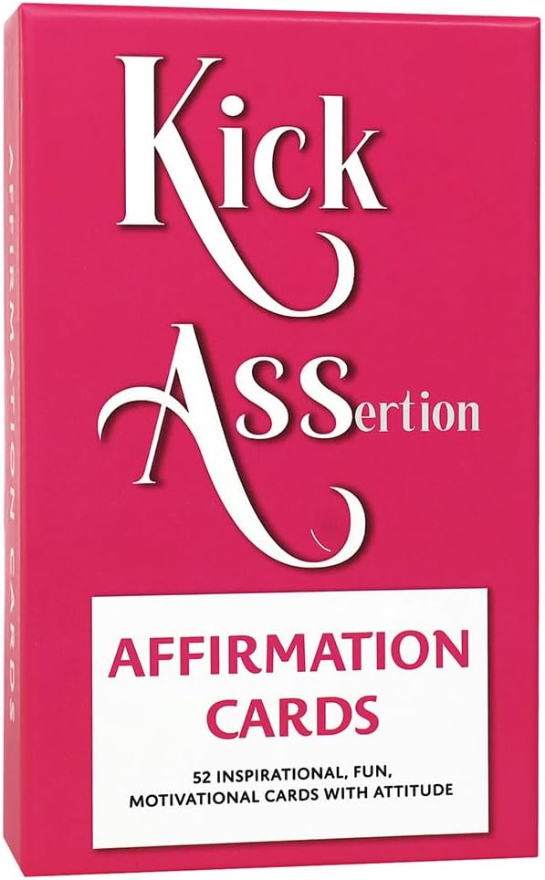 KickAss Affirmation Cards For Women With Stand