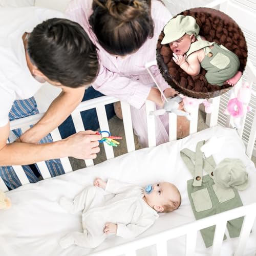 SPOKKI Newborn Photo Outfit Set with Hats and Glasses