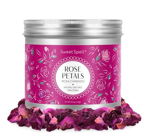 Sweet Spell Dried Rose Petals for Drinks and Decorations
