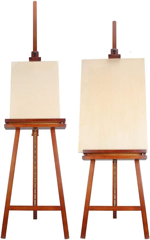Adjustable Height Beech Artist Easel with Tripod Base