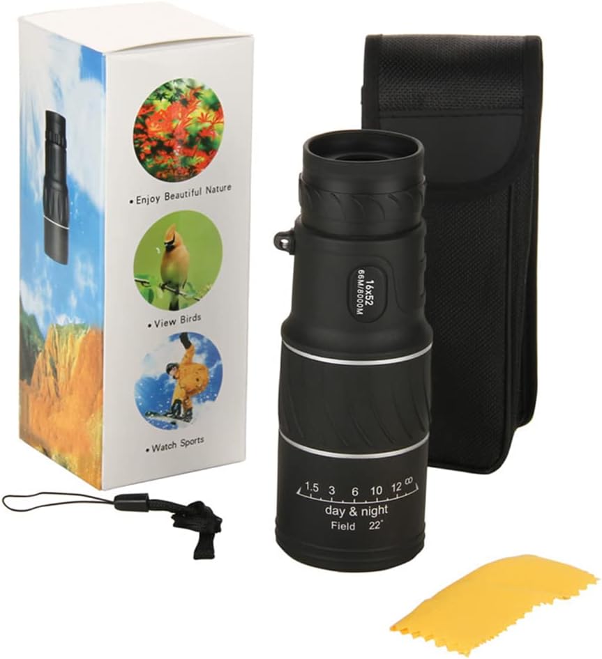 16X52 Magnesium Alloy Waterproof Telescope with Night Vision