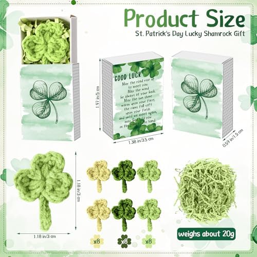 Wettarn 24 Piece St Patricks Day Gift Set