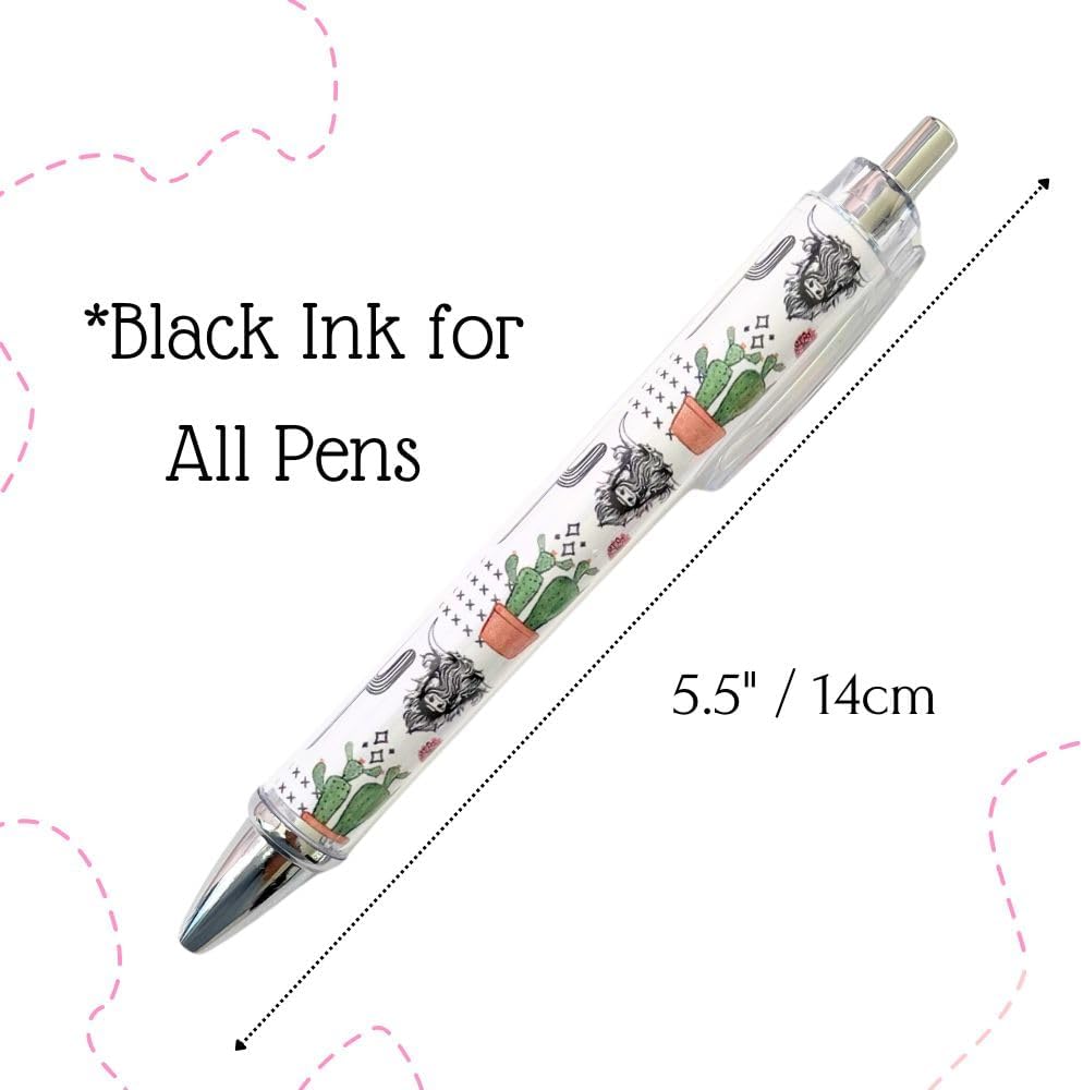 10PC Western Themed Ballpoint Pens for Adults