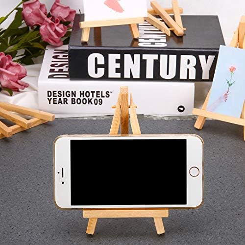 10pcs Mini Wood Easel for Wedding Table Display