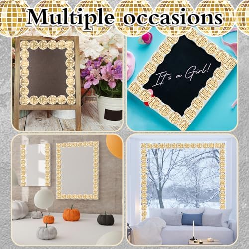 Disco Ball Bulletin Board Border 689 Feet Gold