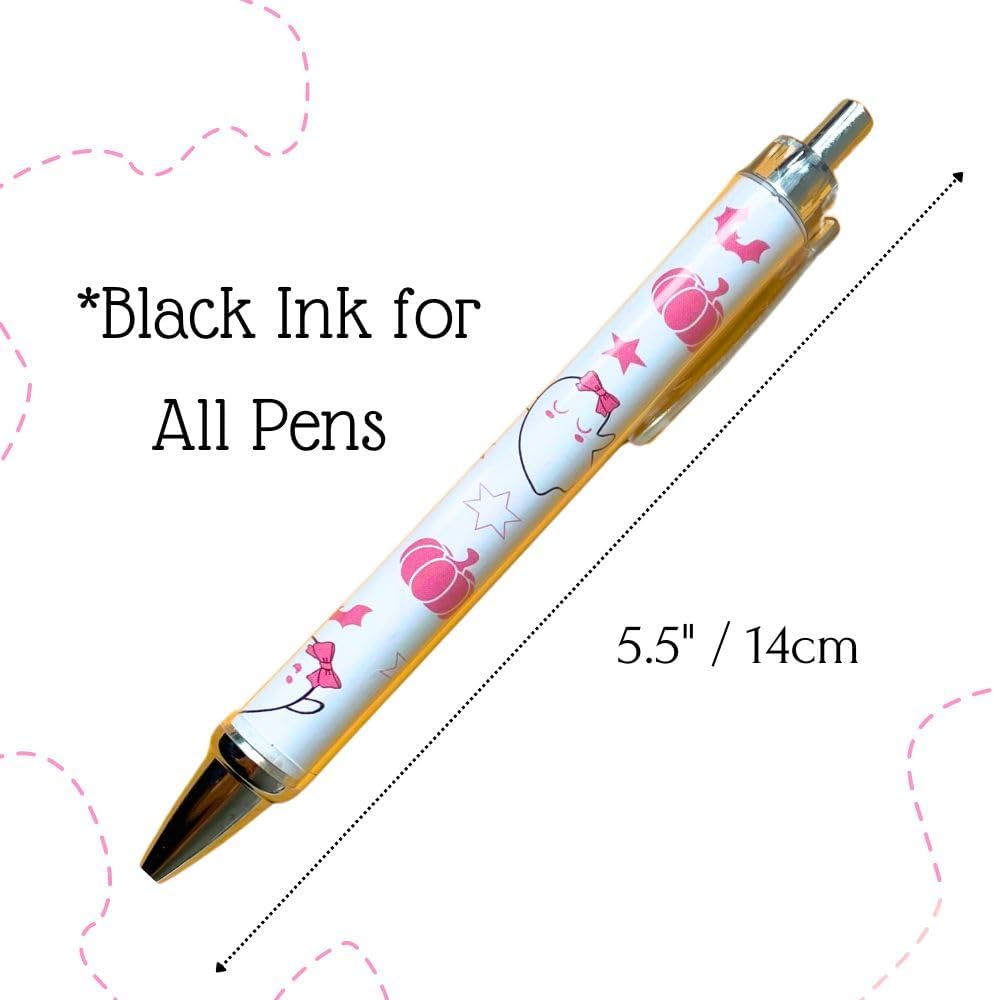10 Halloween Pens Cute Fun Spooky Gel Pens Set