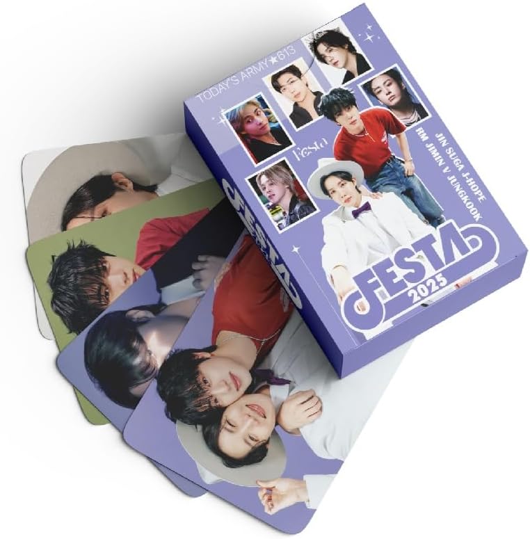 Bangtan Boys 2025 FESTA Lomo Card Set 7 Members
