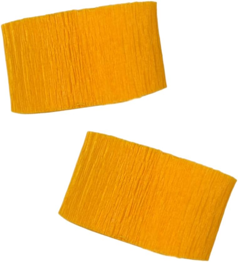 K-Kraft Goldenrod Crepe Paper Streamers 2 Rolls