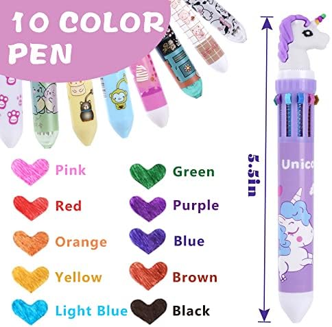 Kolewo4ever 24 Pack Multicolor Ballpoint Pens