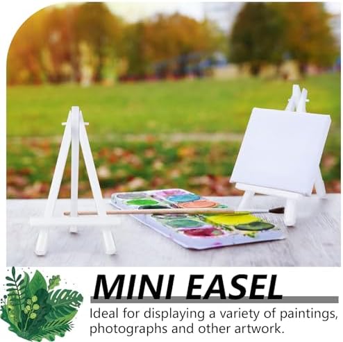 Mini Plastic Display Easel 20 Pcs for Art and Photo Display