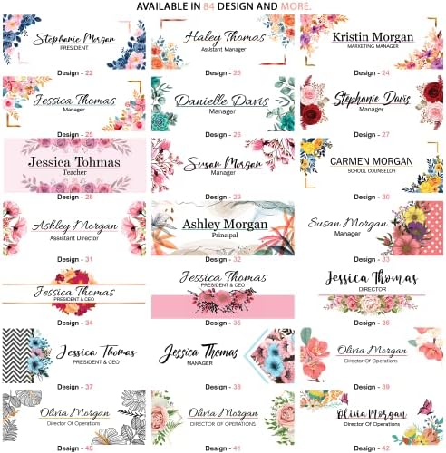 ARTSWAVE Acrylic Desk Name Plate Personalized Sign