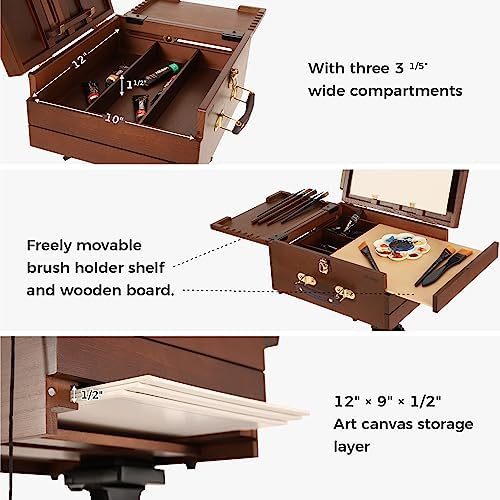 VISWIN Portable Easel with Carry Bags and Tripod for Artists