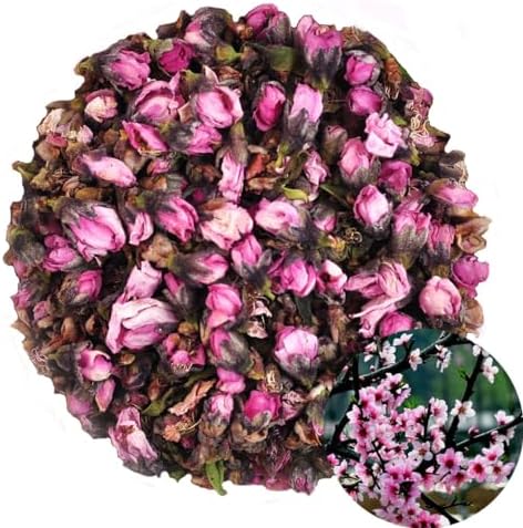TooGet Natural Dried Peach Flowers for Soap and Candle Making